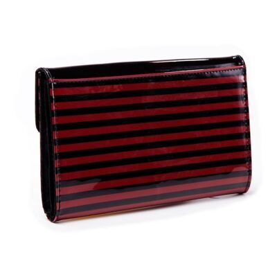ADVENTURE TIME Fire Kingdom Envelope Purse Wallet, Donna, Nero/Rosso (GW0ZA8ADV)