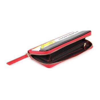 POKEMON Pikachu Striped Tri-colour Zip-Around Wallet Purse, Femme, Multicolore (GW364361POK) 3