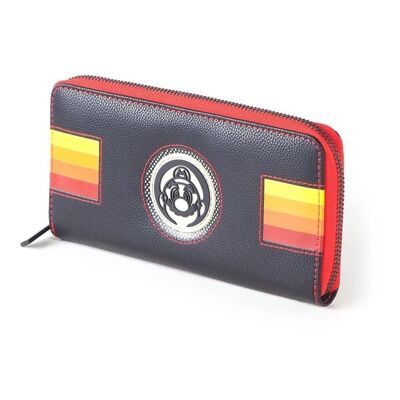 NINTENDO Super Mario Bros. Retro Mario Patch Zip-around Purse Wallet, Donna, Multicolore (GW664366NTN)