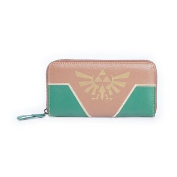 NINTENDO Legend of Zelda Gold Hyrule Zip Around Purse, Femme, Multicolore (GW775633ZEL) 2