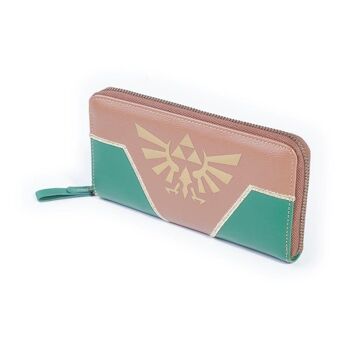 NINTENDO Legend of Zelda Gold Hyrule Zip Around Purse, Femme, Multicolore (GW775633ZEL) 3