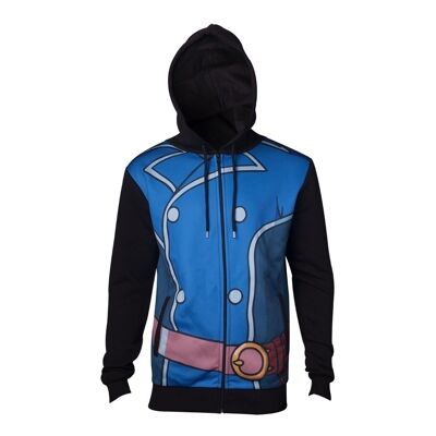 NI NO KUNI II Roland Suit Sweat à capuche zippé sur toute la longueur, unisexe, grand, multicolore (HD088208NNK-L)