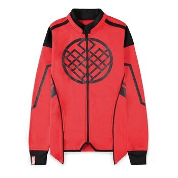 MARVEL COMICS Shang-Chi and the Legend of the Ten Rings Outfit Inspired Tech Trackjacket Homme Taille L Rouge (HD338801CHI-L) 1