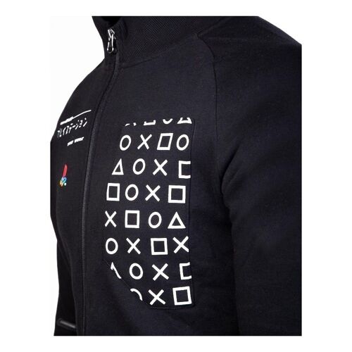 SONY Playstation Tech Seamless Bomber Jacket, Male, Extra Large, Black (JK802013SNY-XL)