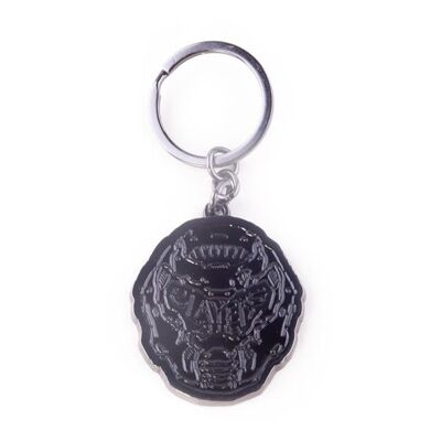 DOOM Eternal Slayers Club Metal Keychain, Unisex, Black/Silver (KE158254DOOM)