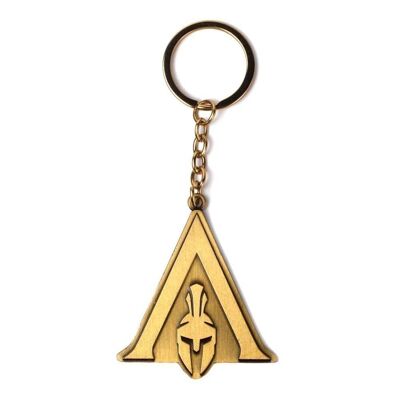 ASSASSIN'S CREED Odyssey Crest Logo Schlüsselanhänger aus Metall, Kupfer (KE234321ACO)