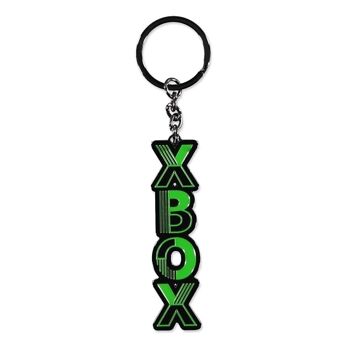 MICROSOFT Porte-clés en métal avec logo Xbox Gunmetal, noir/vert (KE441854XBX) 1
