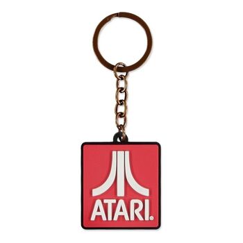 Porte-clés en caoutchouc avec logo ATARI (KE610780ATA) 1