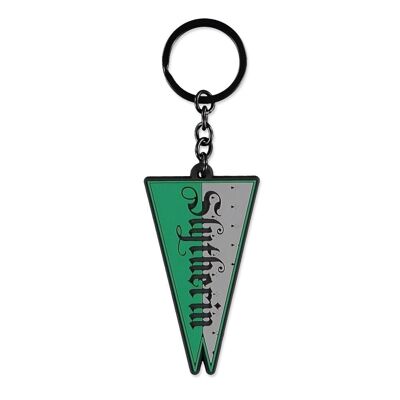 HARRY POTTER Wizards Unite Slytherin House Rubber Keychain, Green/Silver (KE682327HPT)