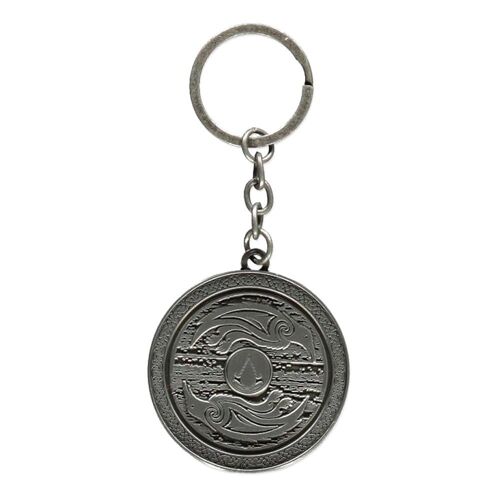 ASSASSIN'S CREED Valhalla Shield 3D Metal Keychain, Unisex, Silver (KE700504ASC)