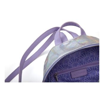 DISNEY La Petite Sirène All-over Debossed Pattern Shimmer Print Ladies Backpack, Femme, Multicolore (MP312507LMR) 1