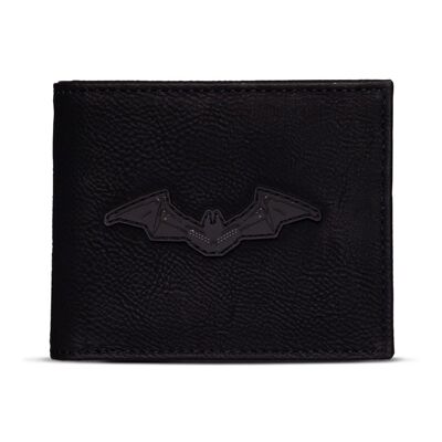 DC COMICS The Batman Logo Patch Portefeuille à deux volets, Homme, Noir (MW003122BAT)