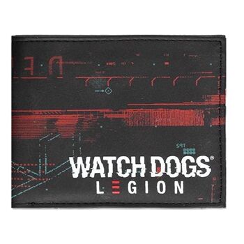 WATCH DOGS Legion Glitch Logo Print Portefeuille à deux volets, Homme, Multicolore (MW006746WTD) 1