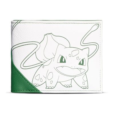 POKEMON Bulbasaur Bifold Wallet, Männlich, Weiß/Grün (MW114552POK)