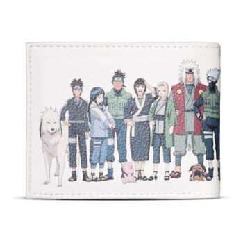 NARUTO SHIPPUDEN 20th Anniversary Characters Portefeuille à deux volets, blanc (MW203450NRS) 2