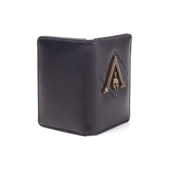 ASSASSIN'S CREED Odyssey Metal Logo Badge Premium Card Wallet, Homme, Noir (MW650818ACO) 2