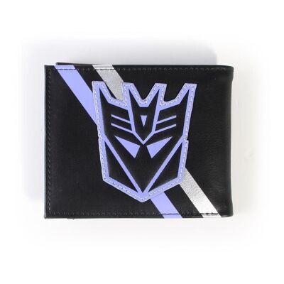 HASBRO Transformers Autobots/Decepticons Logo Symbol Bi-fold Wallet, Masculino, Multicolor (MW654506HSB)