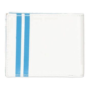 CAPTAIN TSUBASA Portefeuille à deux volets avec logo Tsubasa 10, homme, blanc/bleu (MW846864CTS) 2