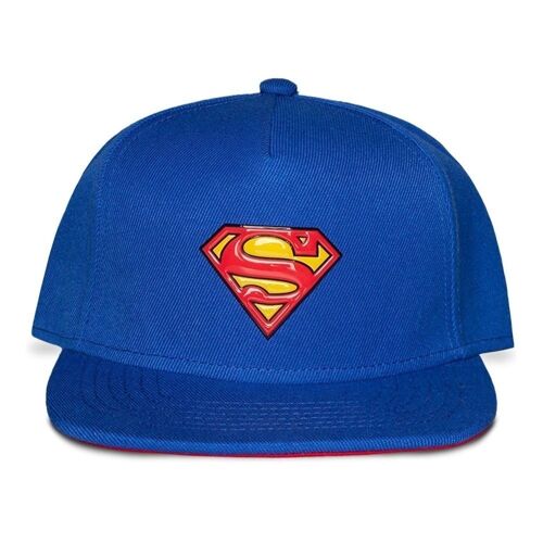 DC COMICS Superman Logo with Cape Novelty Cap, Blue/Red (NH235087SPM)