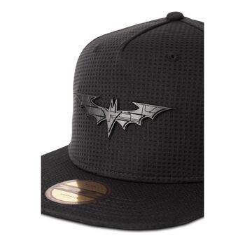 DC COMICS Batman Logo Patch Badge en métal Casquette fantaisie Noir (NH470132BTM) 3