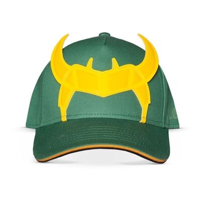 MARVEL COMICS Loki God of Mischief Gorra de novedad, verde/negro (NH727053LOK)