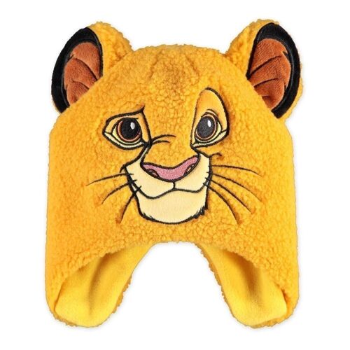 DISNEY The Lion King Simba Children's Novelty Trapper Hat, Yellow (NH878487TLK)