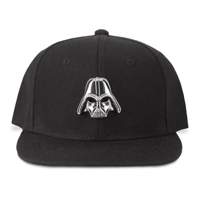 Insignia de metal de Darth Vader de STAR WARS con gorra de novedad, color negro (NH885306STW)