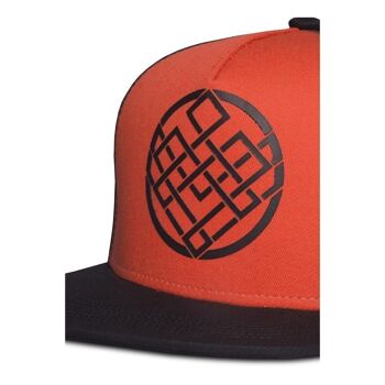 MARVEL COMICS Shang-Chi et la Légende des Dix Anneaux Crest Logo Snapback Casquette de Baseball, Noir/Rouge (SB040350CHI) 2