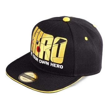 POKEMON Pikachu Olympics Hero Snapback Casquette de Baseball Unisexe Noir/Jaune (SB271072POK) 2