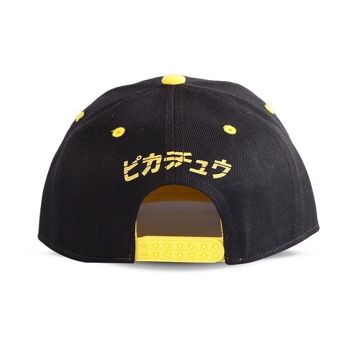 POKEMON Pikachu Olympics Hero Snapback Casquette de Baseball Unisexe Noir/Jaune (SB271072POK) 3