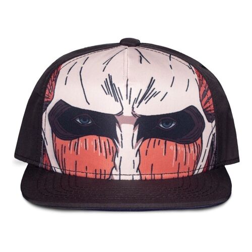 ATTACK ON TITAN Colossus Titan Snapback Baseball Cap, Multi-colour (SB281461ATT)