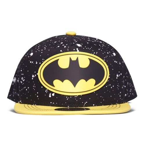 DC COMICS Batman Classic Logo Children's Snapback Baseball Cap, Black/Yellow (SB361063BAT)