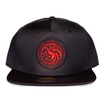 GAME OF THRONES House of Dragons House Targaryen Symbole Patch Snapback Casquette de baseball (SB482843GOT) 1