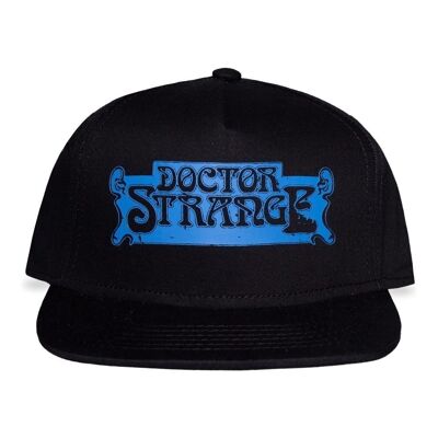 MARVEL COMICS Doctor Strange in the Multiverse of Madness Logo Snapback Gorra de béisbol, Negro (SB521527DSM)