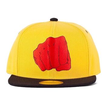 Casquette de baseball avec logo ONE PUNCH MAN, jaune/noir (SB536214OPM) 1