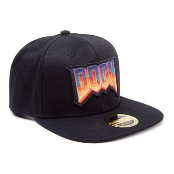 Casquette de baseball DOOM Logo Patch Snapback, noir (SB601706DOO) 2