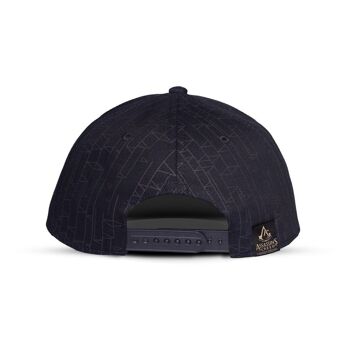 ASSASSIN'S CREED Gold Crest Logo avec Graphic Print Snapback Casquette de Baseball, Noir/Or (SB622046ASC) 4