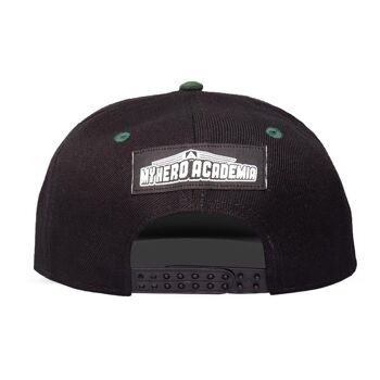 Casquette de baseball avec logo MY HERO ACADEMIA, noir/vert (SB812765MHA) 3