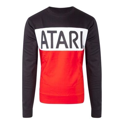 ATARI Cut & Sew Sweatshirt, Herren, Large, Mehrfarbig (SW002132ATA-L)