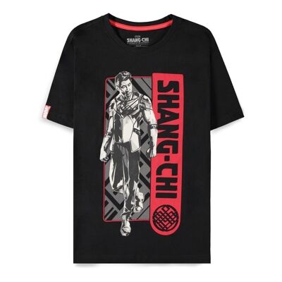 MARVEL COMICS Shang-Chi and the Legend of the Ten Rings The Legend Camiseta, Hombre, Extra Grande, Negro (TS004522CHI-XL)