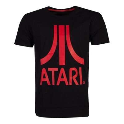 T-Shirt con logo rosso ATARI, uomo, taglia piccola, nero (TS046262ATA-S)