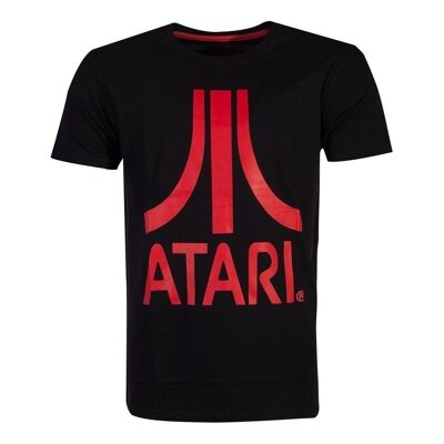 T-Shirt con logo rosso ATARI, uomo, extra large, nero (TS046262ATA-XL)