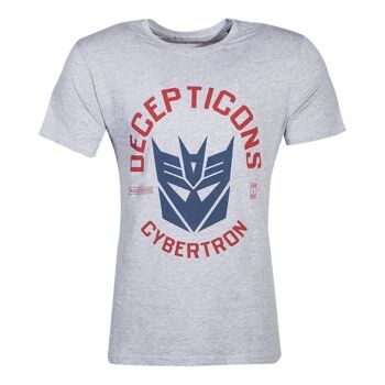 HASBRO T-shirt Transformers Decepticons Cybertron, homme, moyen, gris (TS077284HSB-M) 2
