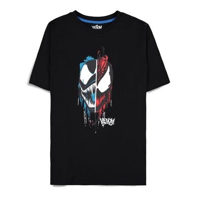 MARVEL COMICS Venom T-shirt graphique bicolore coloré, homme, très grand, noir (TS187386SPN-XL)