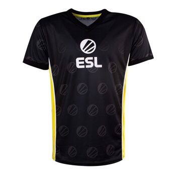 ESL Victory E-Sports Jersey, Homme, Extra Extra Large, Noir/Jaune (TS331034ESL-2XL) 1