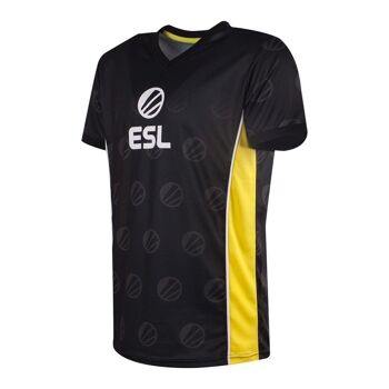 ESL Victory E-Sports Jersey, Homme, Extra Large, Noir/Jaune (TS331034ESL-XL) 2