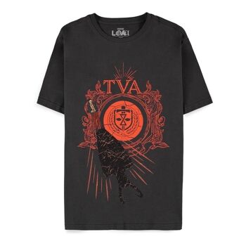 MARVEL COMICS T-shirt avec logo Loki Time Variance Authority, homme, grand, noir (TS335022LOK-L) 1