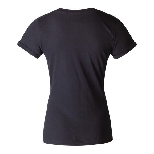 DISNEY Maleficent Face T-Shirt, Female, Medium, Black (TS461745MMA-M)