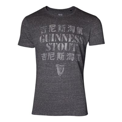 Camiseta GUINNESS Asian Heritage, Hombre, Mediana, Gris (TS475803GNS-M)