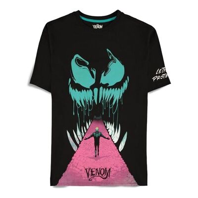 MARVEL COMICS Venom Lethal Protector T-Shirt, Herren, Extra Large, Schwarz (TS484155SPN-XL)